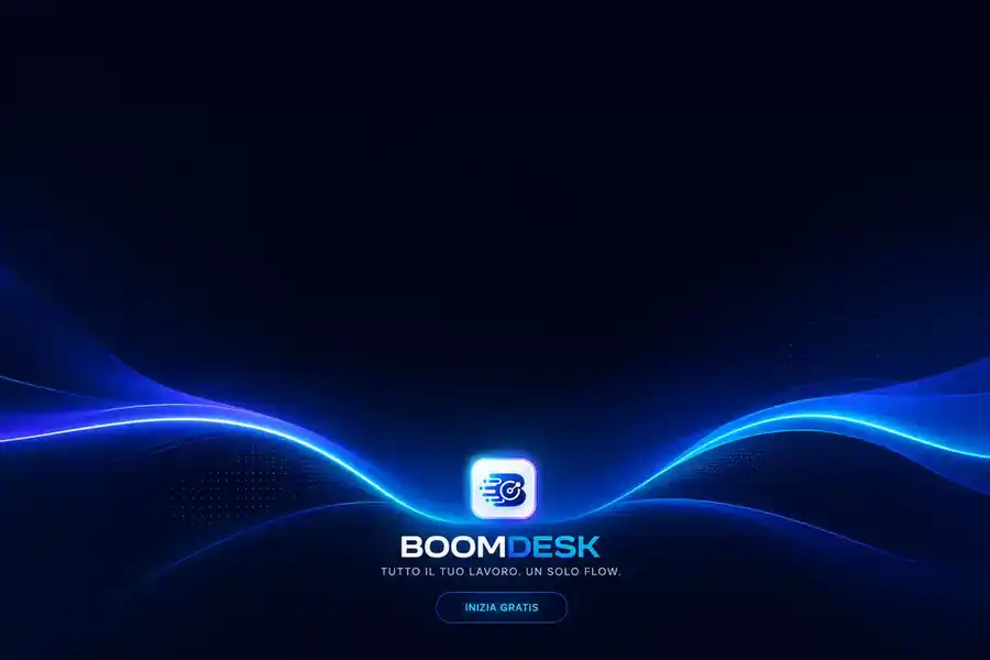 BOOMDesk — Tutto il tuo lavoro. Un solo flow. Inizia gratis